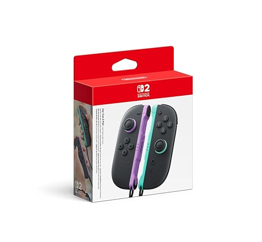 Nintendo Switch 2 Joy Con 2 Light Purple Light Green