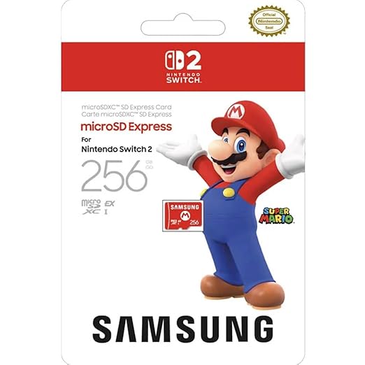 Nintendo Switch 2 Microsd Express Card 256gb Samsung