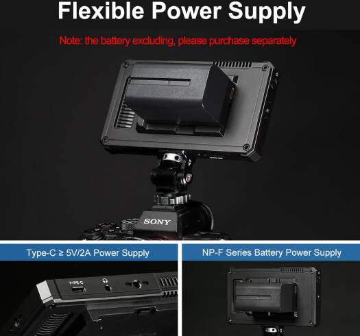 FEELWORLD PS6 Camera 5.5 OLED Vertical Monitor Display