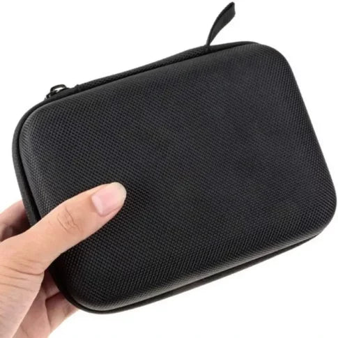 Gopro Carry Case Storage Small for Hero 12 / 11 / 10 / 9 / 8 / 7 / 6 / 5 Hard Case, Black, Double Zip, Semi-waterproof & Shockproof