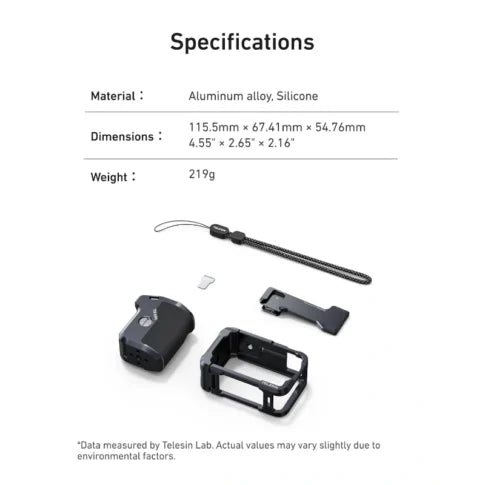 DJI Osmo Action 5/4/3 Metal Street Grip Kit