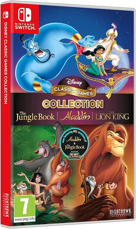 Disney Classic Aladdin and Lion King and Jungle Book Nintendo Switch