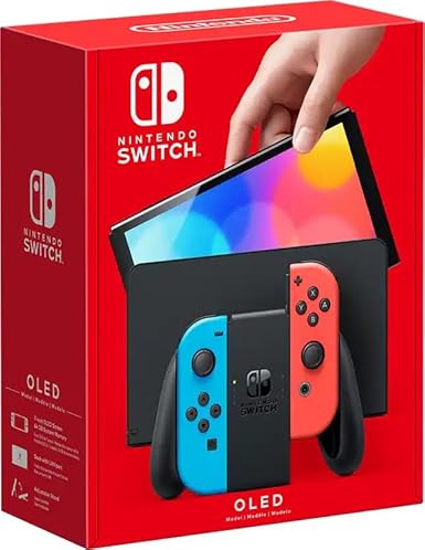Nintendo Switch OLED Model Neon Red Neon Blue