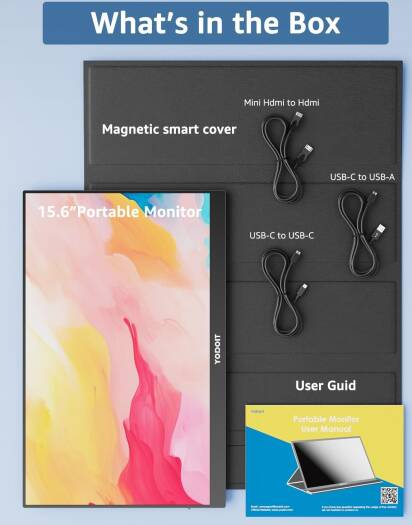 YODOIT Portable 15.6 Display Monitor