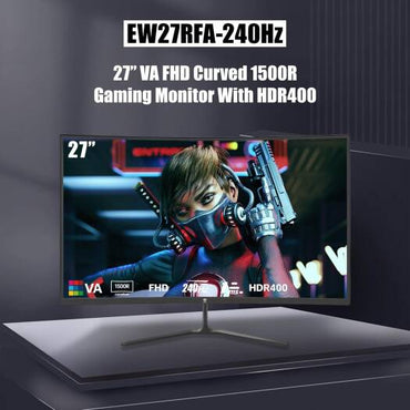GXM EW27RFA Curved Gaming Monitor 27