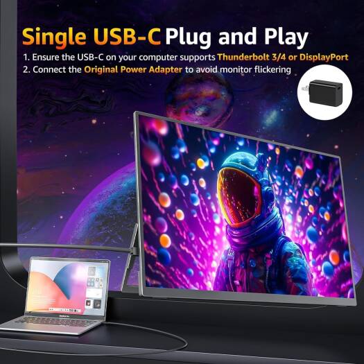 Cocopar Portable 19inch Monitor