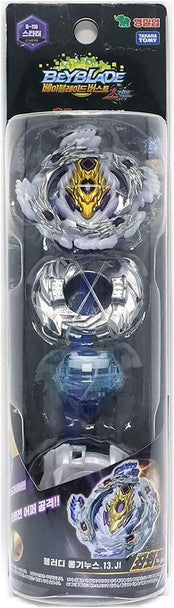 TAKARA TOMY YoungToys Bloody Longinus / Brutal Luinor 13 Jolt Burst Beyblade Starter w/ Launcher B-110
