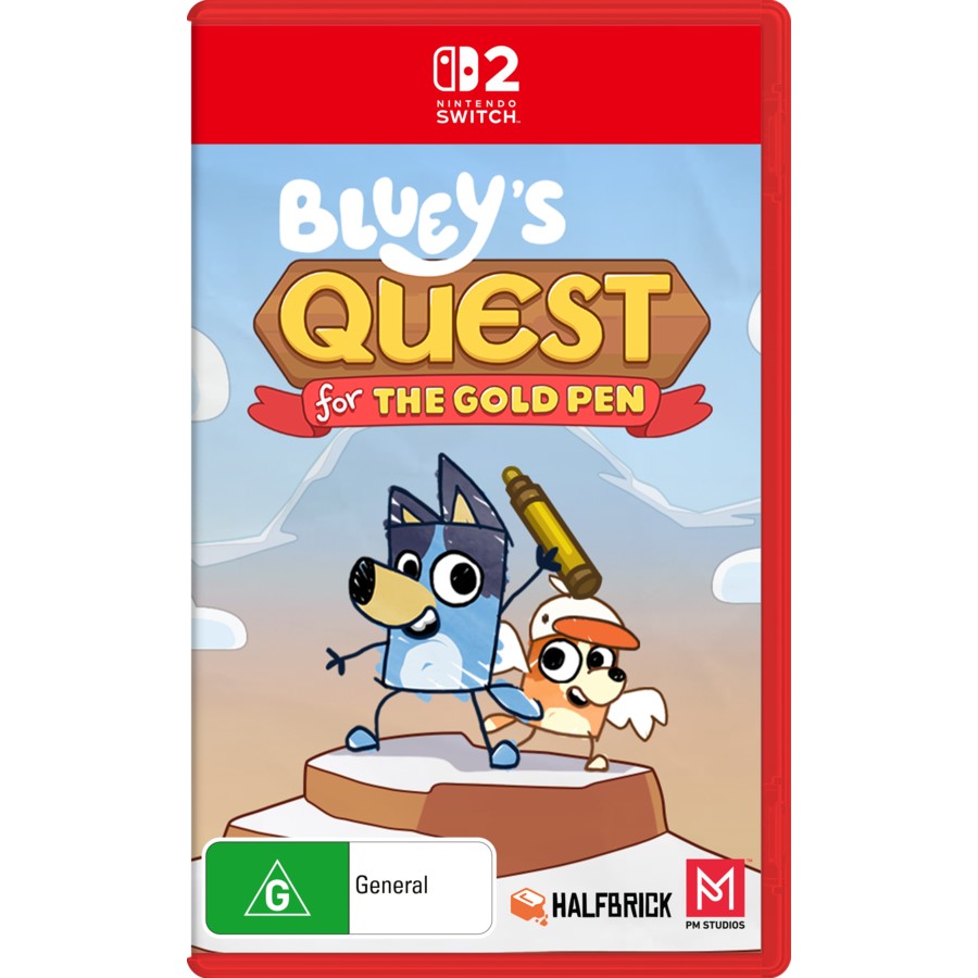 Bluey's Quest for The Gold Pen - Nintendo Switch 2