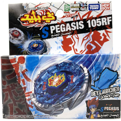 TAKARA TOMY NEWBOY Storm Pegasis / Pegasus 105RF Metal Fusion Beyblade Starter BB-28