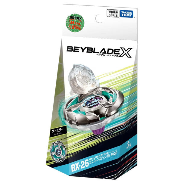 TAKARA TOMY Beyblade X Booster Unicorn Sting 5-60GP BX-26