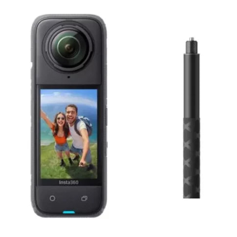 Insta360 X4 Starter Kit (Action Camera + 120cm Selfie Stick Bundle)