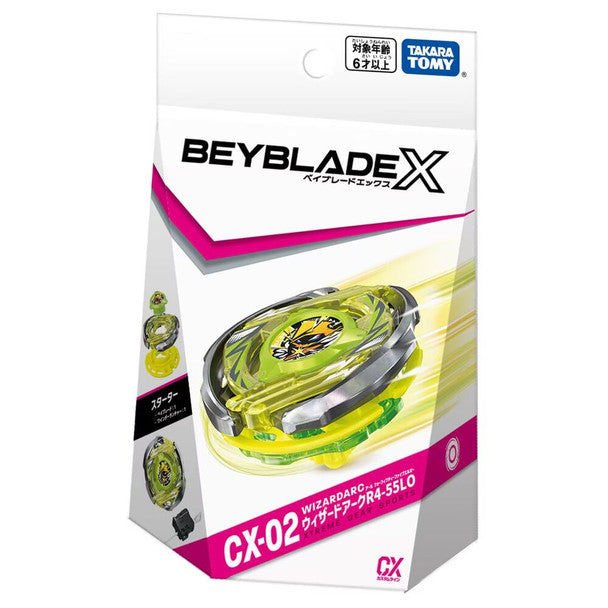 TAKARA TOMY Beyblade X Starter WizardArc R4-55LO CX-02