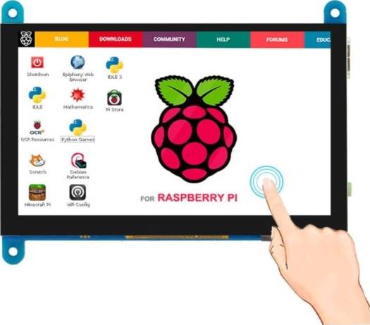 Elecrow 8595698868 for Raspberry Pi 4 Touch Screen 5 Inch Monitor