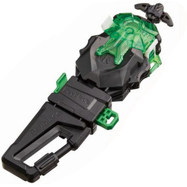 TAKARA TOMY Beyblade Burst WBBA Power Custom BeyLauncher LR w/ Carabiner Grip, Cyber Edition Black B-00 / BBG-41