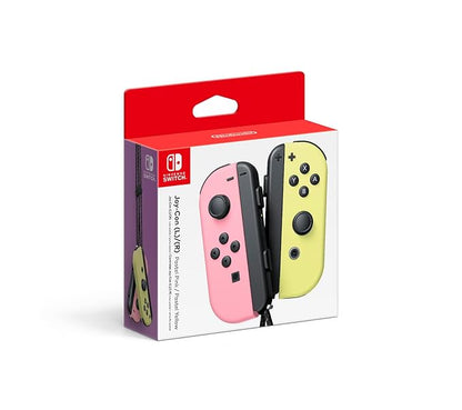 Nintendo Switch Joy Con Pastel Pink Pastel Yellow
