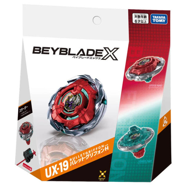 TAKARA TOMY Rocket Bullet Griffon H Beyblade X Starter UX-19