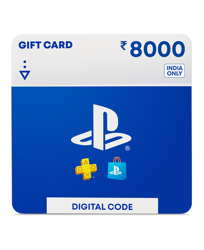 Rs.8000 PlayStation Store (Gift Card / Wallet Top-up)