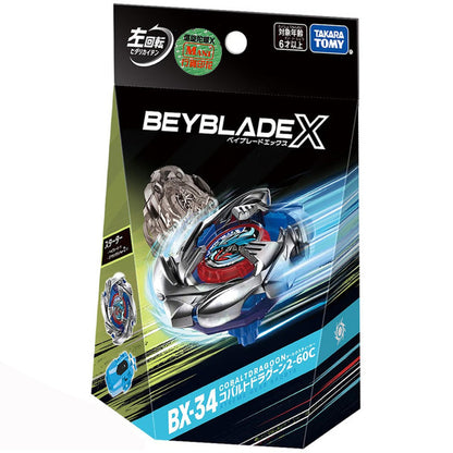 TAKARA TOMY Cobalt Dragoon 2-60C Beyblade X Starter BX-34