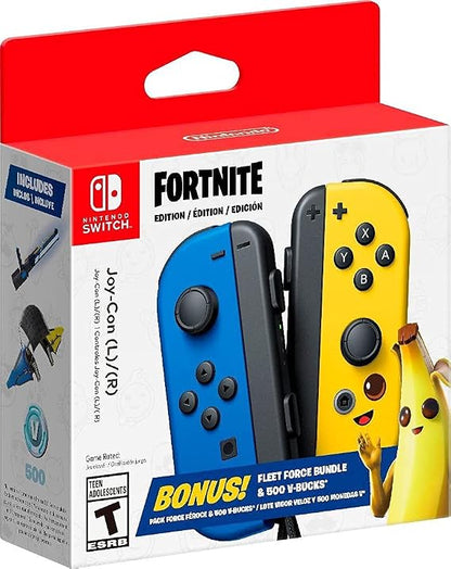 Nintendo Switch Joy Con Fortnite Fleet Force Bundle