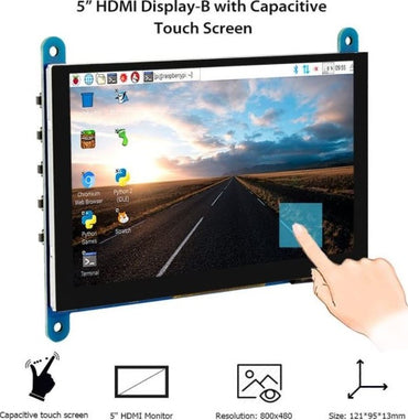 Elecrow 8595698868 for Raspberry Pi 4 Touch Screen 5 Inch Monitor