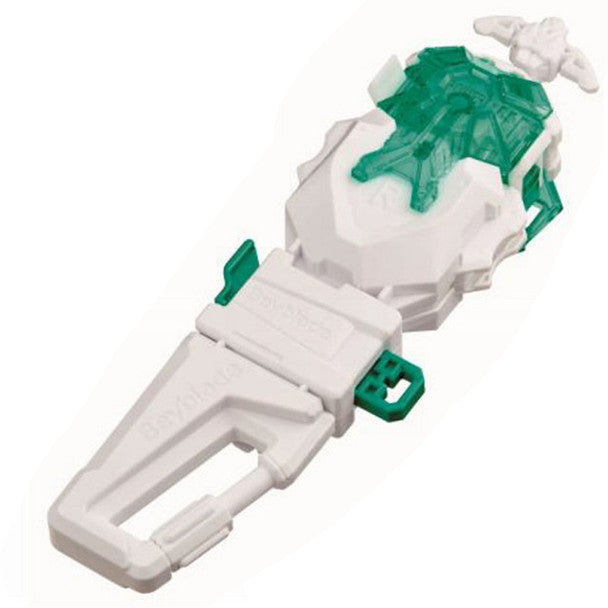 TAKARA TOMY Beyblade Burst WBBA Power Custom BeyLauncher LR w/ Carabiner Grip, Cyber Edition White B-00 / BBG-41