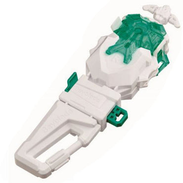 TAKARA TOMY Beyblade Burst WBBA Power Custom BeyLauncher LR w/ Carabiner Grip, Cyber Edition White B-00 / BBG-41