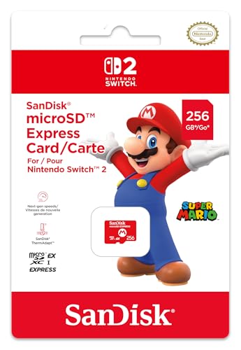 Nintendo Switch 2 Microsd Express Card 256gb Sandisk