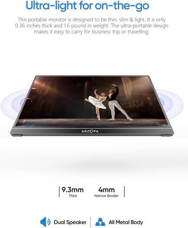ARZOPA A1 Type-C Portable 16 Monitor