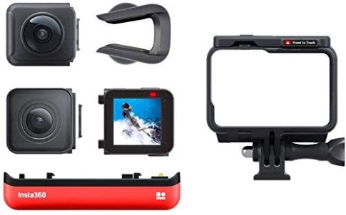 Insta360 ONE R Twin Edition (360 & 4k), 5.7K Panoramic, 4K 60fps Wide Angle