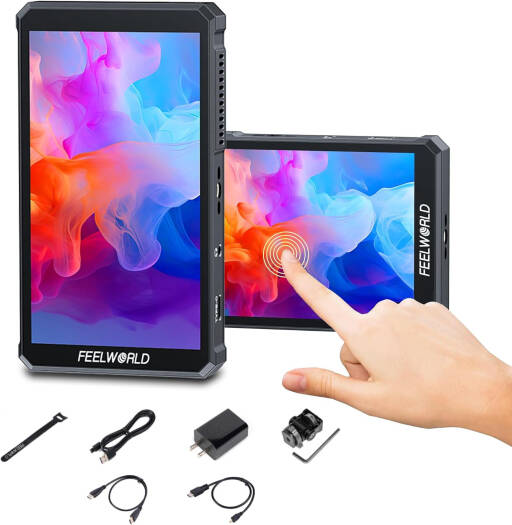 FEELWORLD PS6 Camera  5.5 OLED Vertical Monitor Display