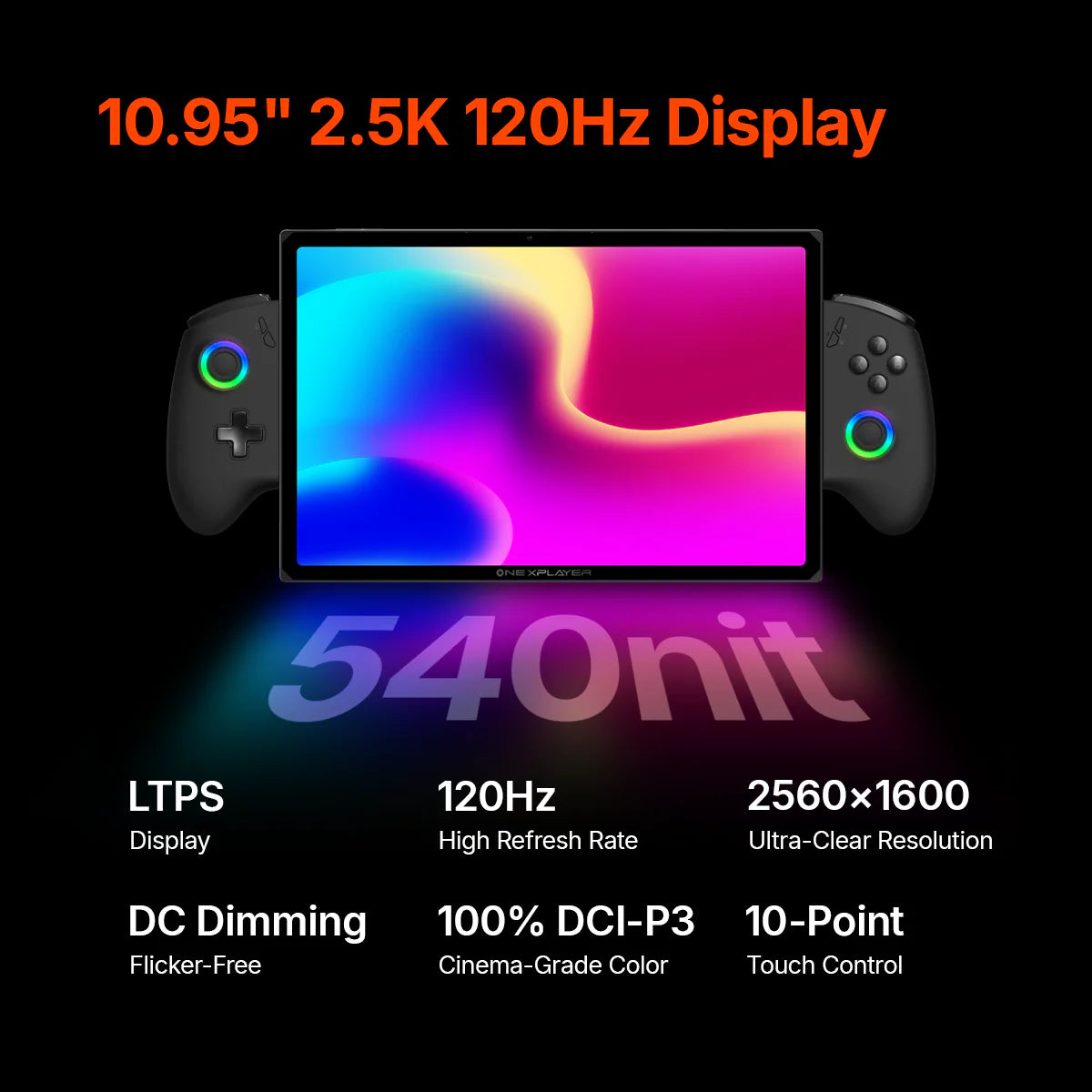 ONEXPLAYER X1 Air– 10.95" 3-in-1 Al Gaming Handheld (X1 Air Intel Core Ultra 7 258V-32GB+2TB)