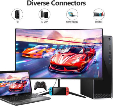 Gawfolk GF240D Curved  24  Gaming Monitor