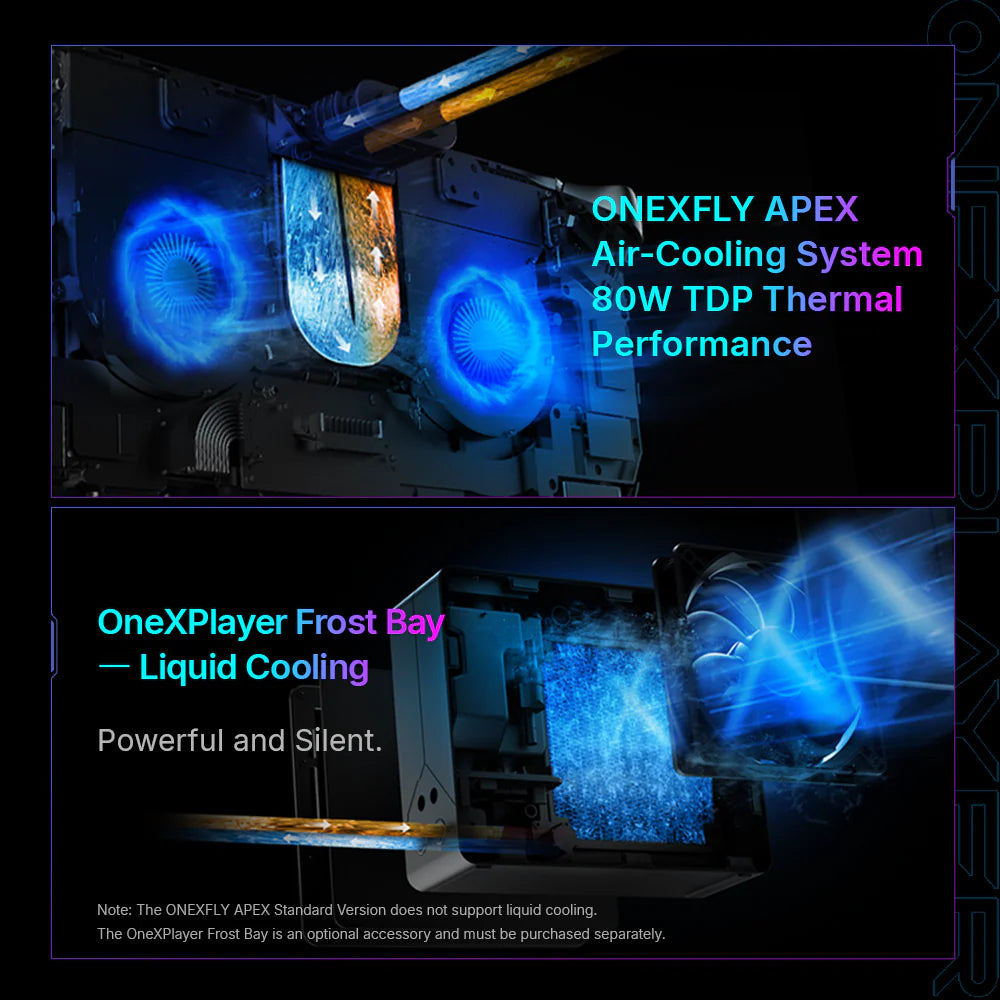 ONEXPLAYER APEX : World's Most Powerful 8" Gaming Handheld Apex Standard Black (Ryzen AI Max+ 388 48G+1TB)