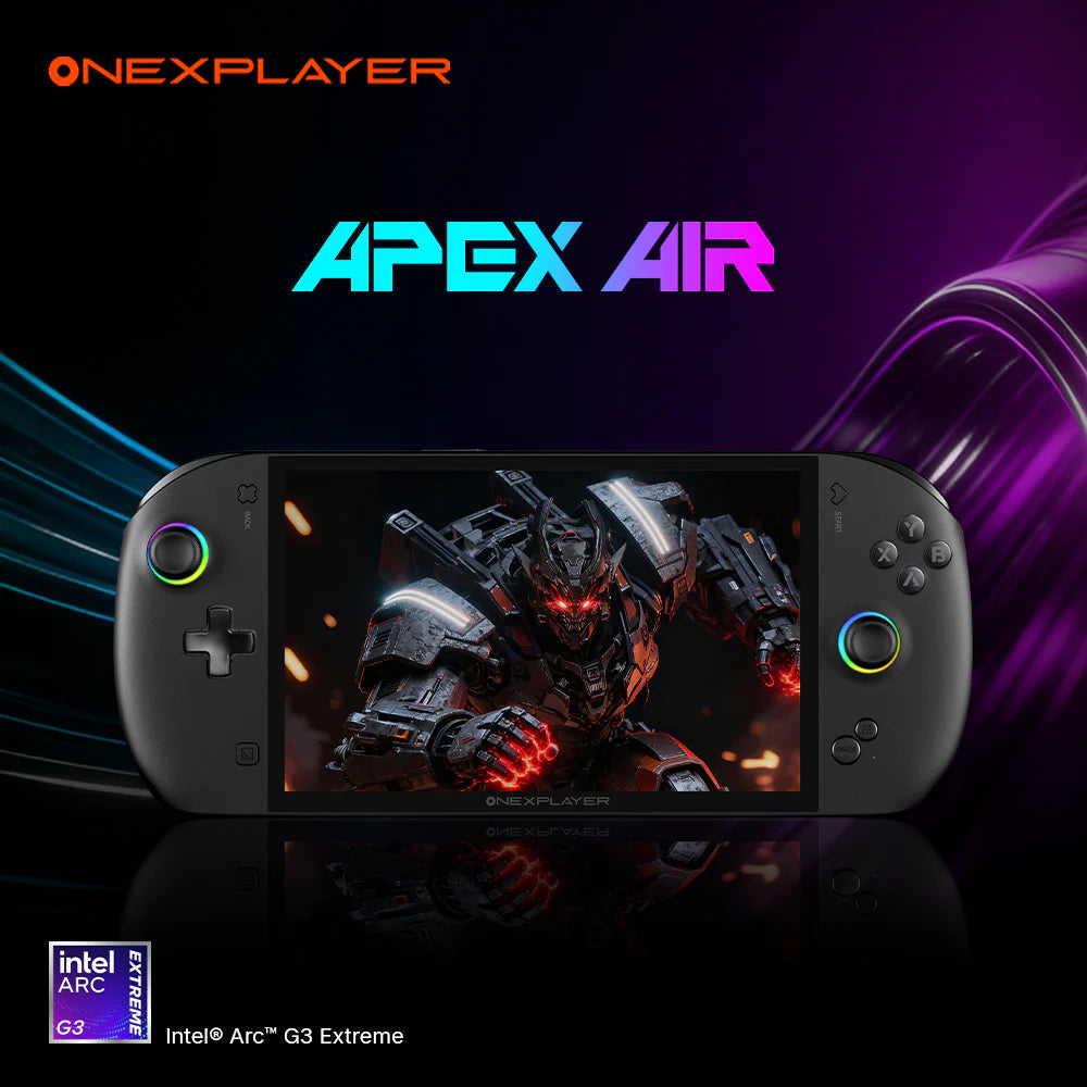 ONEXPLAYER APEX Air: World's Most Powerful 8" Gaming Handheld Apex Air (Intel Arc G3 Extreme 32GB+1TB)
