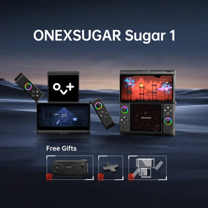 ONEXSUGAR Sugar 1 Transformable Dual-Screen Handheld Console Black (Gen3-16G+512G)