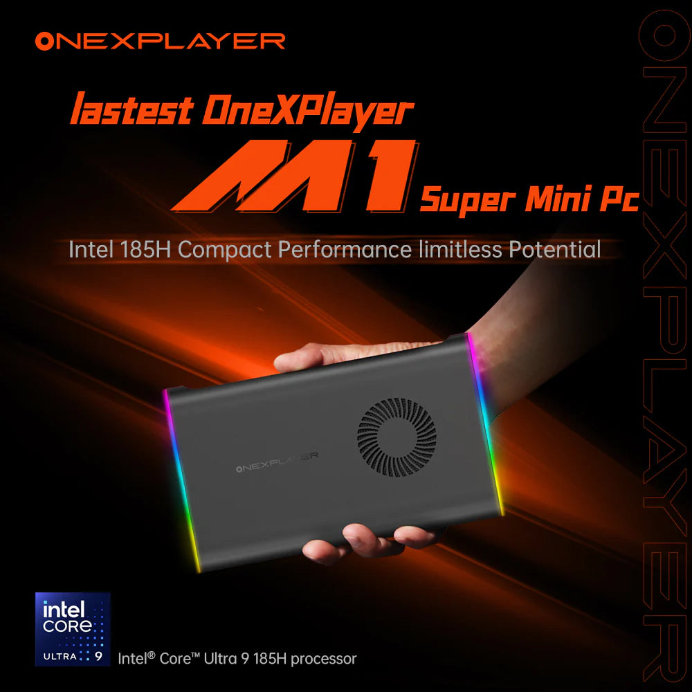 OneXPlayer M1 Mini PC with intel Core Ultra 9 185H Processor (Intel 185H - 16G+512GB)