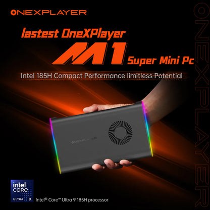 OneXPlayer M1 Mini PC with intel Core Ultra 9 185H Processor (Intel 185H - 32G+2TB)