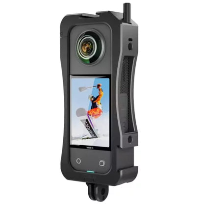 Insta360 X3 Cage, Vlogging Aluminum Alloy Rabbit Cage Metal Frame