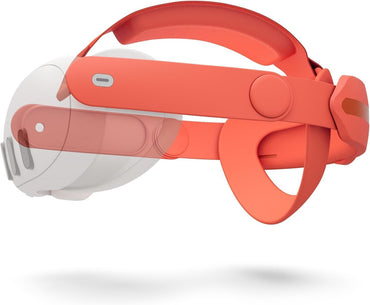 Meta Quest 3 facial interface and head strap Blood-Orange