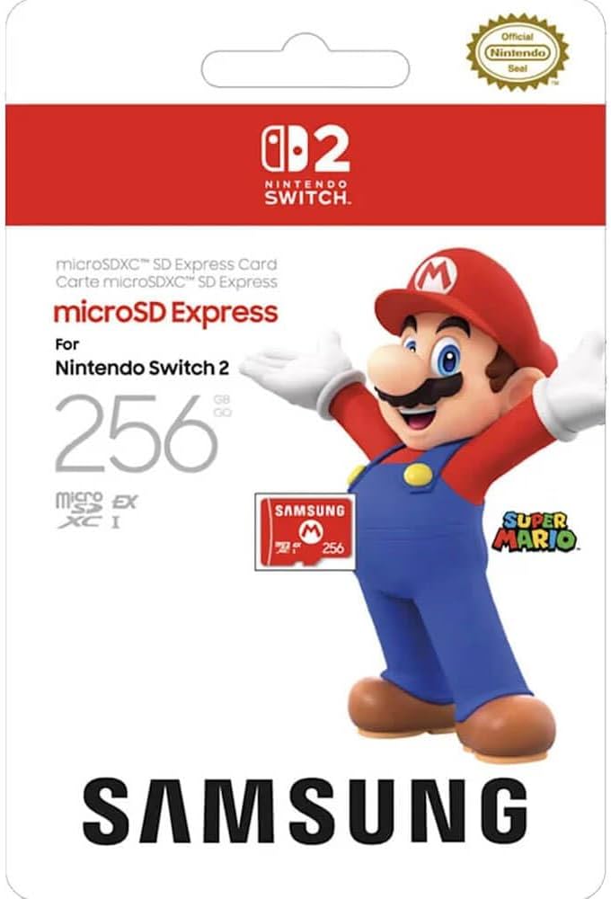 Nintendo Switch 2 Microsd Express Card 256Gb Samsung