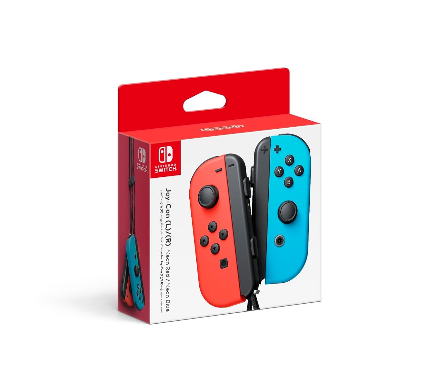 Nintendo Switch Joy Con Neon Red Neon Blue