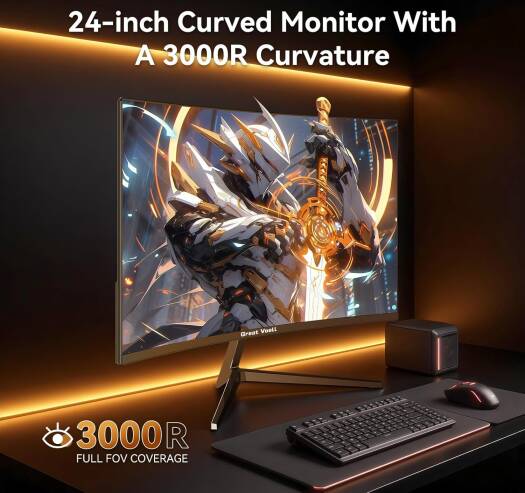 Great Voell Q240B16 24inch Gaming Monitor
