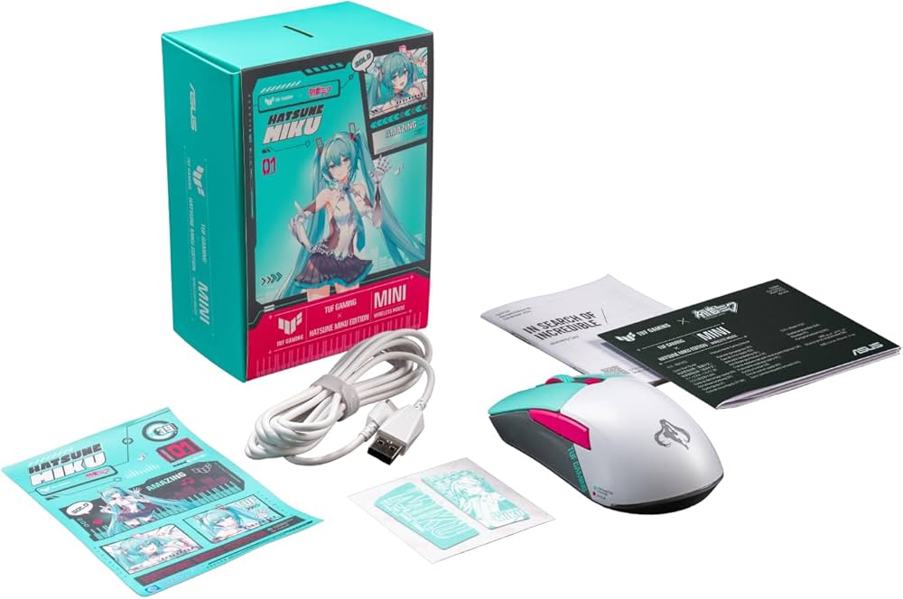 ASUS TUF GAMING Mini Wireless Mouse Hatsune Miku Edition