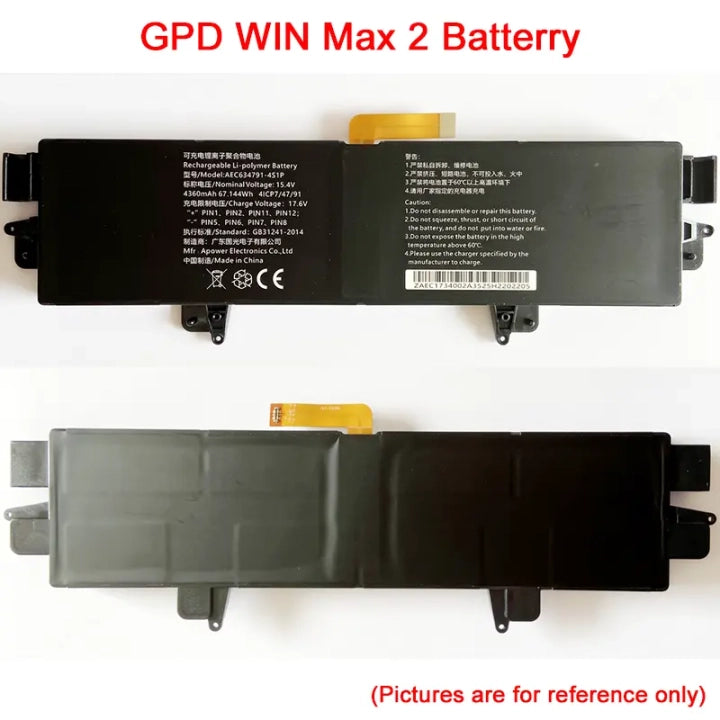 GPD WIN Max 2/ WIN Mini/Pocket 4/Pocket 3/Win 4 Official Original Battery