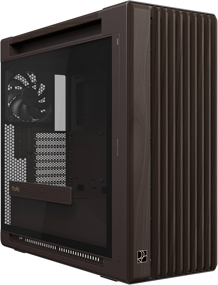 ASUS ProArt PA602 Wood Edition Retro Brown - Tempered Glass Panel