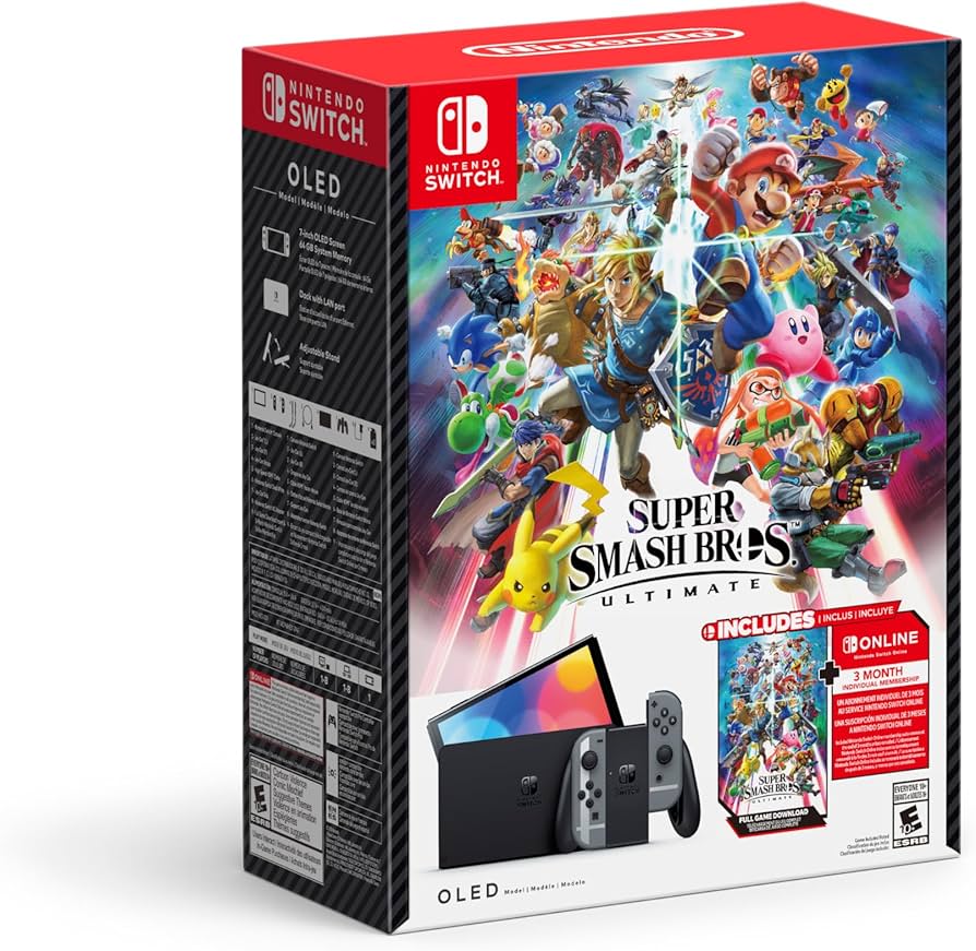 Nintendo Switch OLED Model Super Smash Bros. Ultimate Bundle