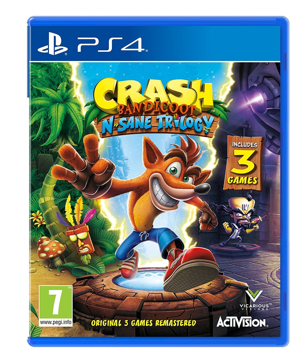 Crash Bandicoot N Sane Trilogy Ps4