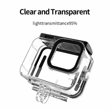 Telesin Waterproof Case Compatible with Gopro Hero 12/11/10/9 Underwater Housing for 60 Meter