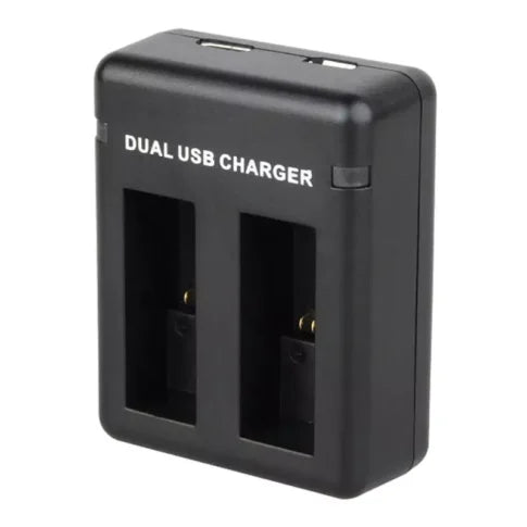 Gopro Dual Port AHDBT-901 Battery Charger for Hero 12/11/10/9 Black Camera
