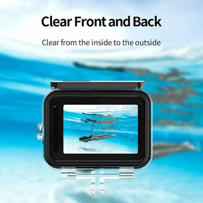 Telesin Waterproof Case Compatible with Gopro Hero 12/11/10/9 Underwater Housing for 60 Meter